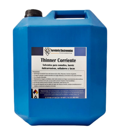 [14309] THINNER CORRIENTE X POMA 5GL (CON POMA)