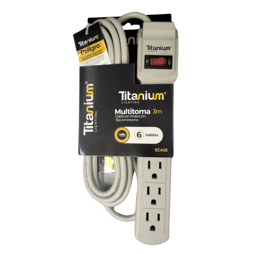 [14381] MULTITOMA 6 SALIDAS CON CABLE 3MT (RETIE-SP) TOOLS