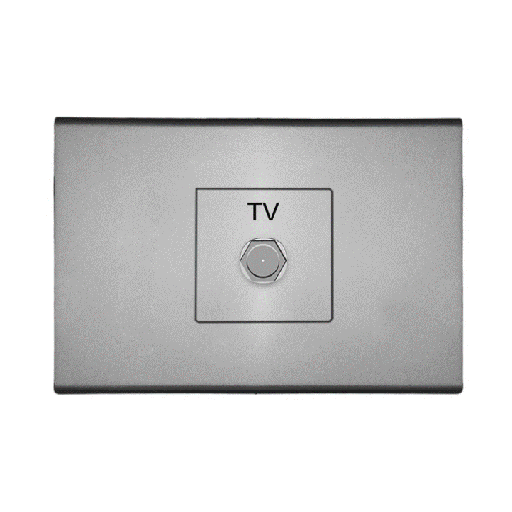 [14400] TOMA TV COAXIAL METALICO Q3 CARPINTER