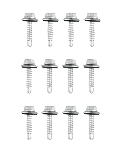 [14605] TORNILLO P/BROCA C/HEX C/ARAND NEOPRENO #10 X 2" X 12UND