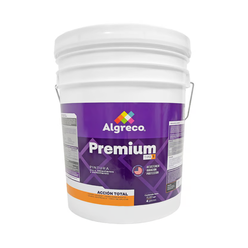 [15051] VINILO PREMIUM BLANCO TIPO I X CUÑETE ALGRECO