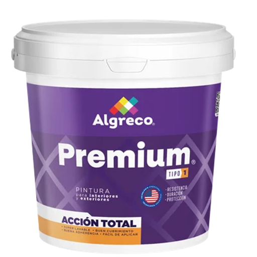 [15052] VINILO PREMIUM BLANCO TIPO I X GALON ALGRECO