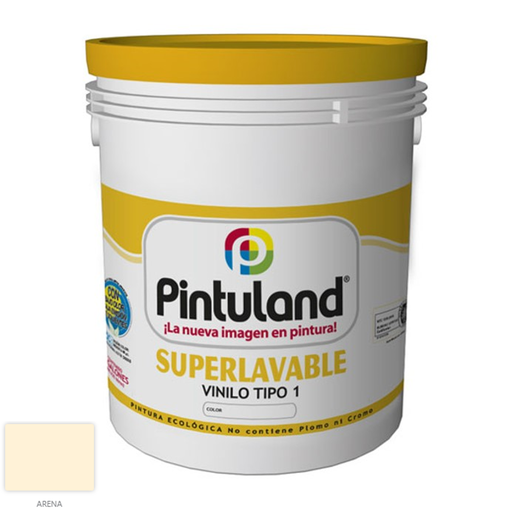 [15060] VINILO SUPERLAVABLE BLANCO ARENA T1 PINTULAND CUÑETE