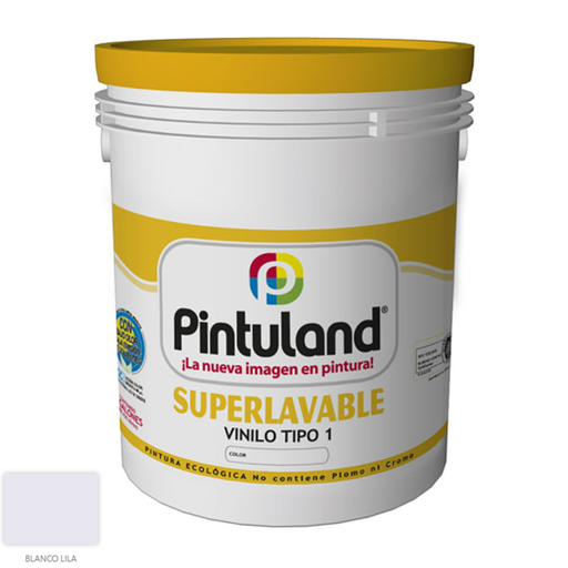 [15067] VINILO SUPERLAVABLE BLANCO LILA T1 PINTULAND X GL