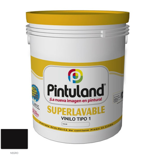 [15076] VINILO SUPERLAVABLE NEGRO T1 PINTULAND X GL