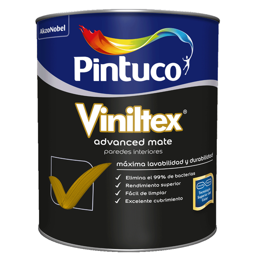 [15090] VINILTEX AMARILLO OTOÑO 1553 PINTUCO 1/4