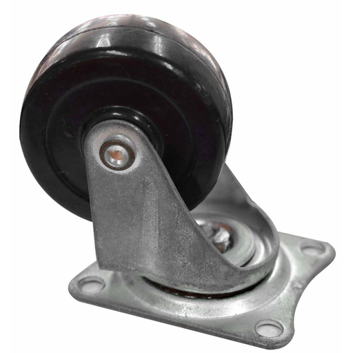 [15272] RODACHINES 2" PLANO NEGRO CAUCHO 50MM 30KG