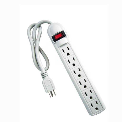 [15298] MULTITOMA 6 SALIDAS CON CABLE 3MT OSBLACK