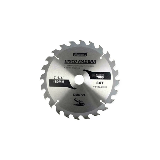 [15370] DISCO CORTE MADERA PROF 7" X 24 CARPINTER
