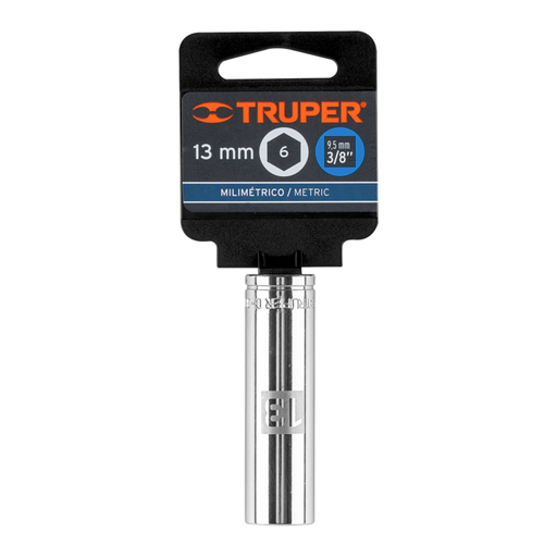 [15490] COPA HEXAGONAL 3/8" X 13MM LARGO (13773) TRUPER