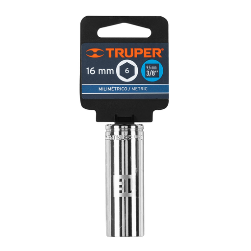 [15493] COPA HEXAGONAL 3/8" X 16MM LARGO (13776) TRUPER
