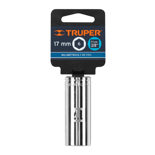 [15494] COPA HEXAGONAL 3/8" X 17MM LARGO (13777) TRUPER