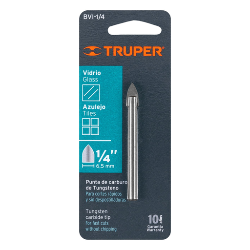 [15502] BROCA PARA VIDRIO Y VALDOSA 1/4" (11702) TRUPER
