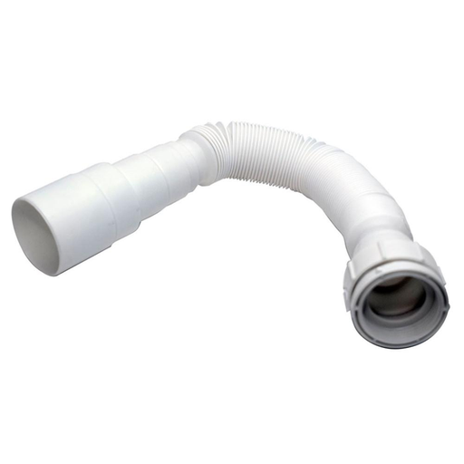 [15635] SIFON FLEXIBLE BLANCO UNIVERSAL 1-1/4 X 1-1/2 UDUKE