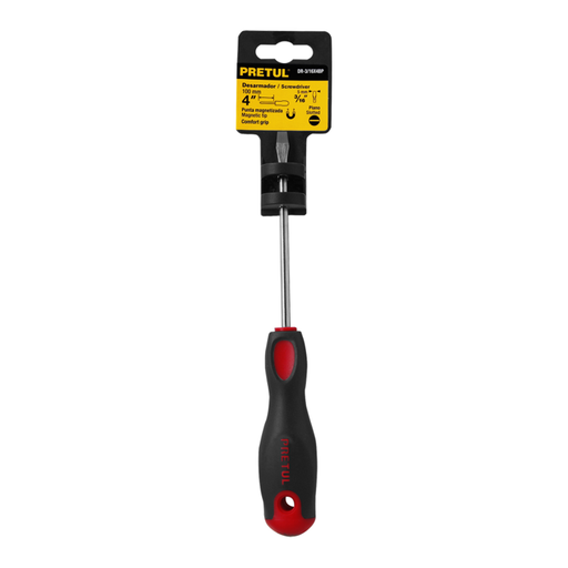[15686] DESTORNILLADOR PALA 3/16"X4" MGO CONFORT PRETUL 21480
