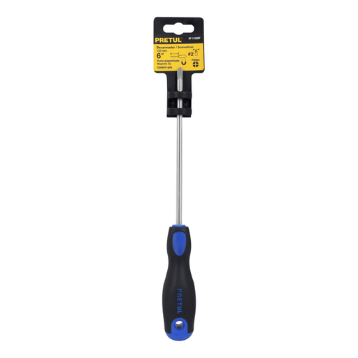[15692] DESTORNILLADOR PUNTA PHILIPS 1/4"X6" MGO CONFORT PRETUL