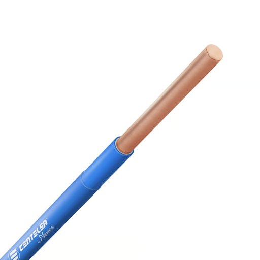 [15783] ALAMBRE CENTELSA #14 AZUL X MT