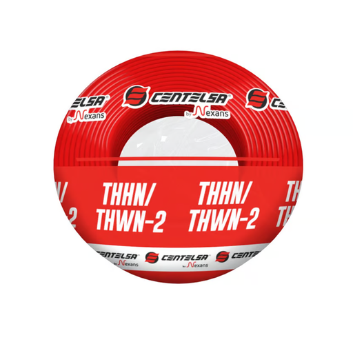 [15784] CABLE 7 HILOS CENTELSA #6 ROJO X100MT