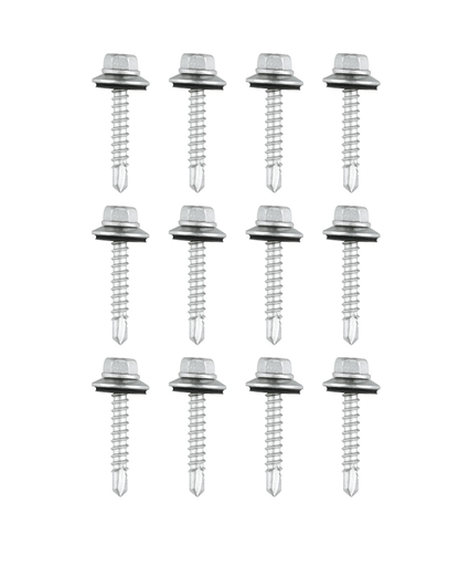 [15847] TORNILLO P/BROCA C/HEX C/ARAND NEOPRENO #10 X 3/4" X 12UND