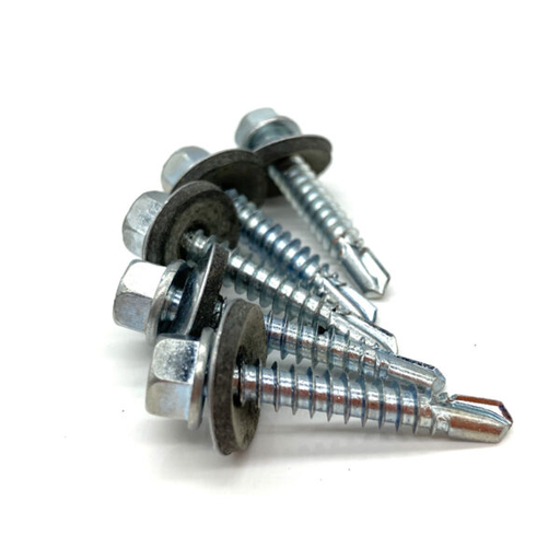 [15861] TORNILLO P/BROCA C/HEX C/ARAND NEOPRENO #10 X 1" X 50UND