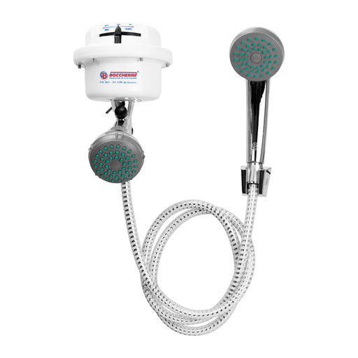 [15979] DUCHA FUSION DIRIGIBLE CON ACCESORIOS BLANCA 120 V. BOCCHERINI