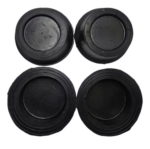 [15992] BASE P/LAVADORA NEGRO PQT X 4UND