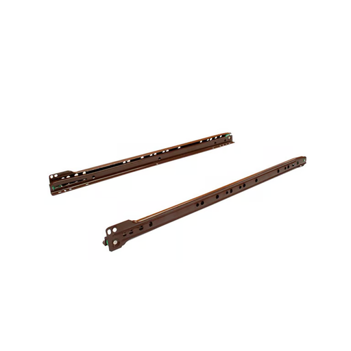 [16005] RIEL PARA CAJON C/T CAFÉ 300MM - 1.1MM FORTE