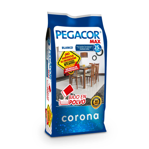 [16041] PEGACOR MAX BLANCO X 25KG CORONA