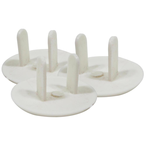 [16066] PROTECTOR PARA TOMA CORRIENTE PLASTICO BLANCO