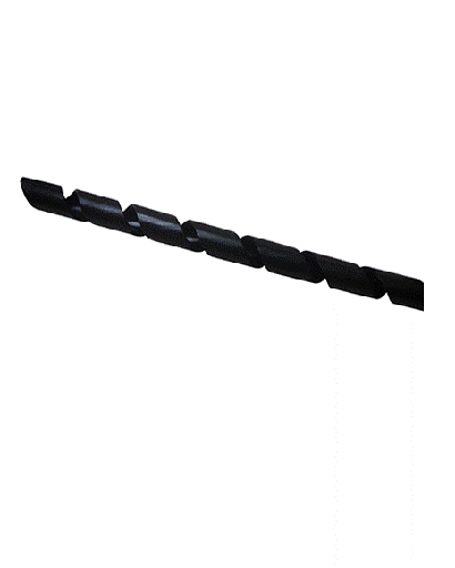 [16095] ESPIRAL PARA CABLE 5/8 NEGRO 15 CM