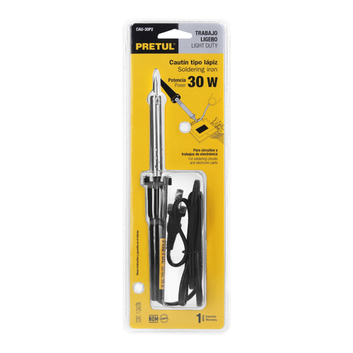 [16103] CAUTIN TIPO LAPIZ 30W SIN ACCESORIOS PRETUL 22806