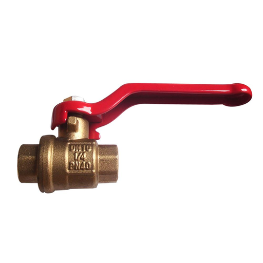 [16736] VALVULA DE BOLA PN40 BRONCE 1/4"