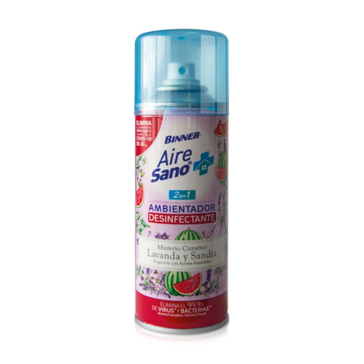 [16829] DESINFECTANTE AMBIENTADOR LAV/SANDIA 250ML BINNER