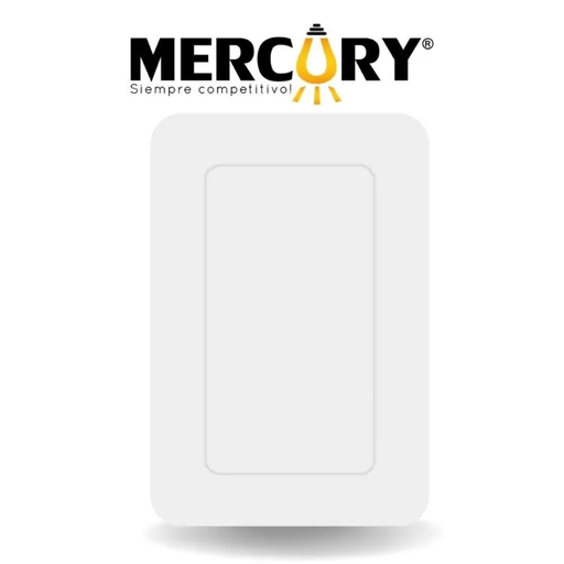 [16910] TAPA CIEGA BLANCA PLACA 118Z MERCURY