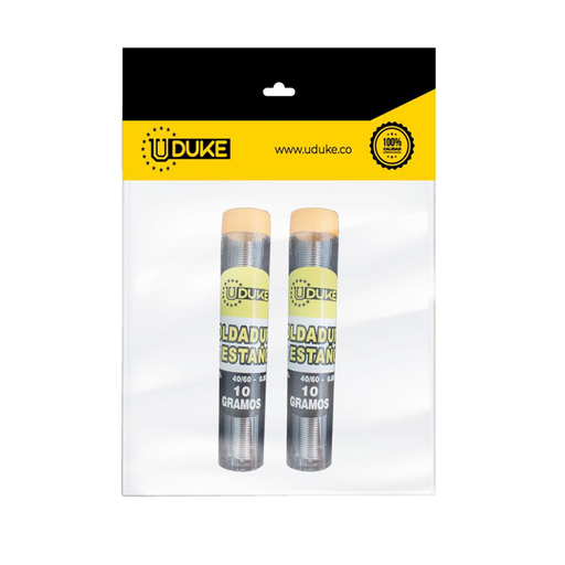 [16946] SOLDADURA ESTAÑO 10GR TUBO PAQ X 2