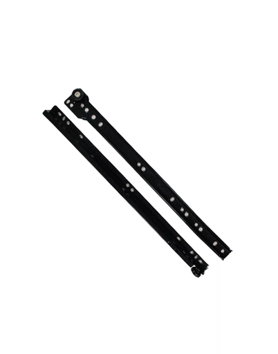 [16979] RIEL PARA CAJON C/T NEGRO 400MM - 1.1MM FORTE