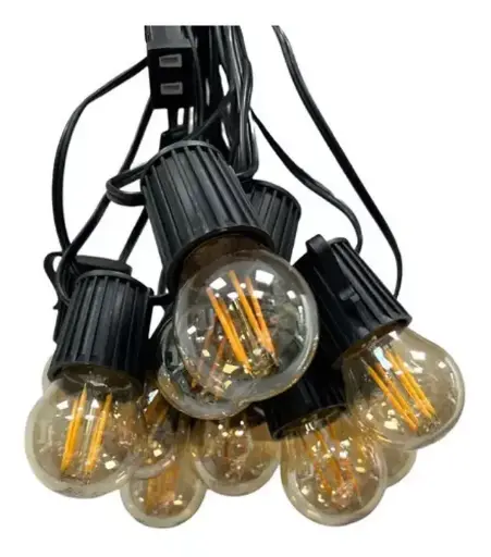 [17012] EXTENSION RAMAL E27 7M + 20 BOMBILLO LED VINTAGE 1W