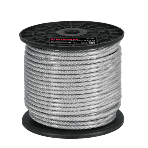 [17018] GUAYA RÍGIDA 1/16" ACERO 7X7 RECUBIERTO PVC X MT