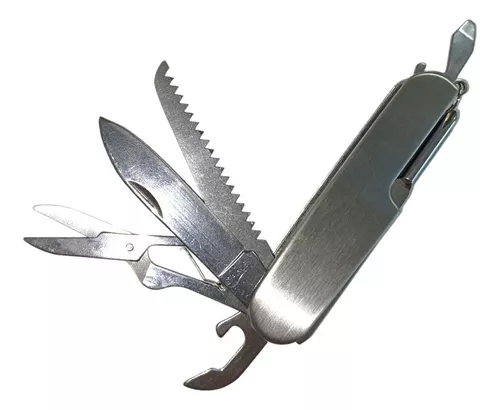 [17023] NAVAJA TIPO SUIZA 10 EN 1 ACERO INOXIDABLE TOOLCRAFT