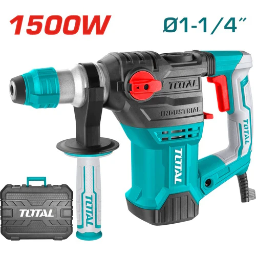 [17245] TALADRO ROTOMARTILLO SDS PLUS 1500W INDUSTRIAL TOTAL 