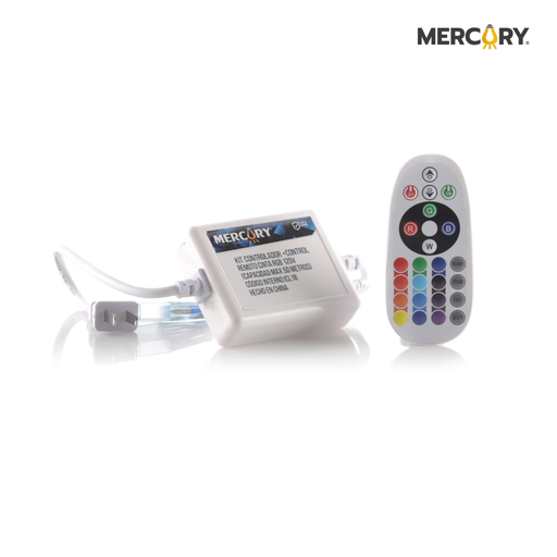 [17299] CONECTOR + CONTROL CINTA RGB 120V *50MTS MERCURY