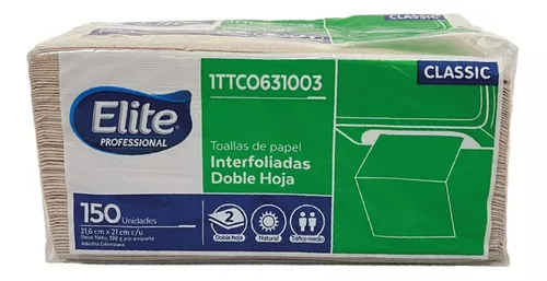 [17309] TOALLA EN Z ELITE NATURAL 34250