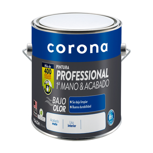 [17314] PINTURA PROFESSIONAL 1A MANO BLANCO GALON CORONA