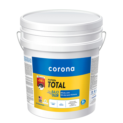 [17318] PINTURA TOTAL BLANCO BALDE CORONA