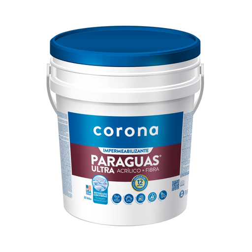 [17320] PARAGUAS ULTRA IMPERMEABILIZANTE GRIS GL CORONA