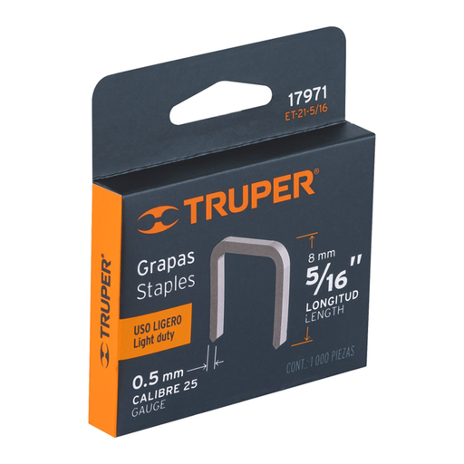 [17328] GANCHO GRAPADORA 5/16" CORONA 11,3 ET-21 TRUPER C17971