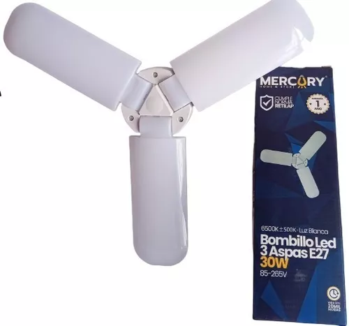 [17338] BOMBILLO LED 3-ASPAS ESCUA LUZ BLANC 30W MERCURY