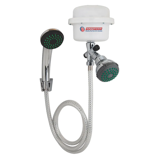 [17368] DUCHA DIRIGIBLE VICTORY BLANCA CON ACCESORIOS 110V BOCCHERINI