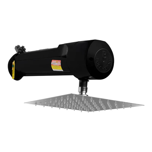[17369] DUCHA ELÉCTRICA HORIZONTAL LUSSO NEGRA A 220V BOCCHERINI