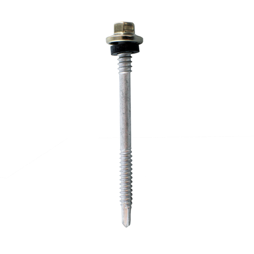 [17421] TORNILLO P/BROCA C/HEX C/ARAND NEOPRENO #10 X 3" XUND